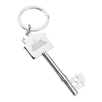 Key to the House Engraved Metal Keychain