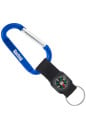 Carabiner Keychain With Compass Strap