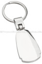 Custom Engraved Keychains - Classic Metal Fob Back View 