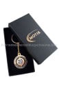 Custom Keychains Spinning Metal Keychain in Custom Printed Gift Box - Global Mission Critical Support Services 20 Years