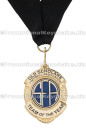 Custom Made Award Medals - Polished Metal