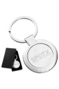 Customized Keychains | Engraved Metal Classic Circle Keychain
