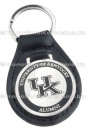 Genuine Leather Custom Key Fob - Round Color Fill - University of Kentucky Alumni