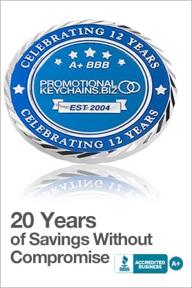 PromotionalKeychains Celebrating 20 Years banner