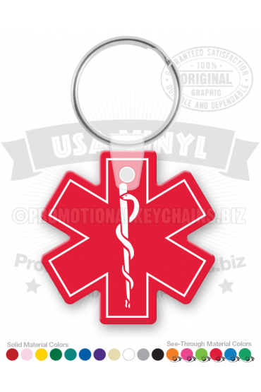 Product image of a medical themed keychain for the healthcare industry